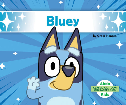 Book cover for Bluey