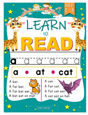 Book cover for Learn to Read Phonic Activity Workbook: Teach Your Child to Read with our Easy Lessons, Words and Phonics Activity Workbook for Beginning Readers Ages
