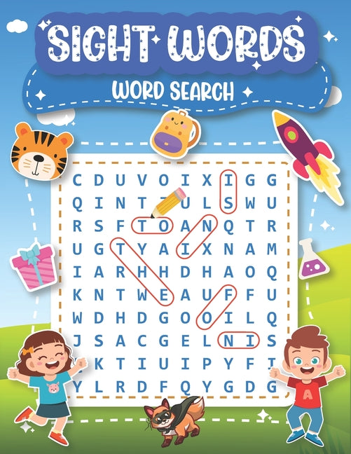 Book cover for Sight Words Word Search: for Kids High Frequency - 100 Word Search Puzzles for Kids - Large Size "8.5x11"