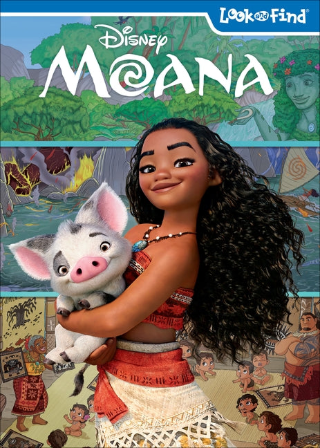 Book cover for Disney Moana: Look and Find