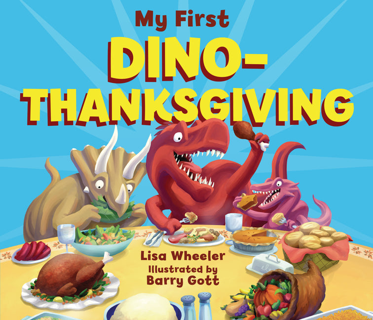Book cover for My First Dino-Thanksgiving