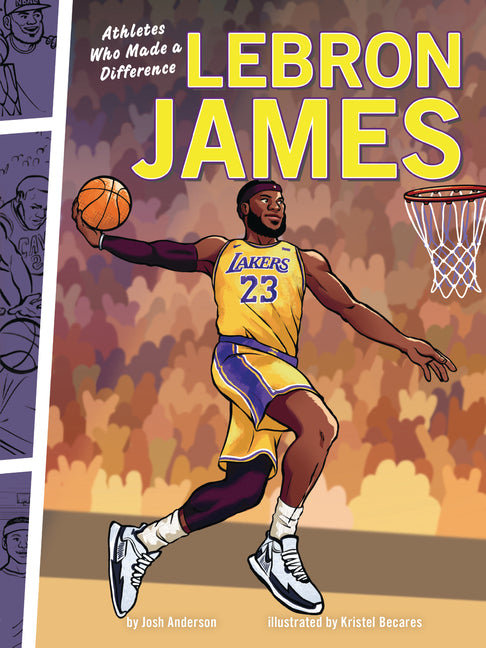 Book cover for Lebron James: Athletes Who Made a Difference
