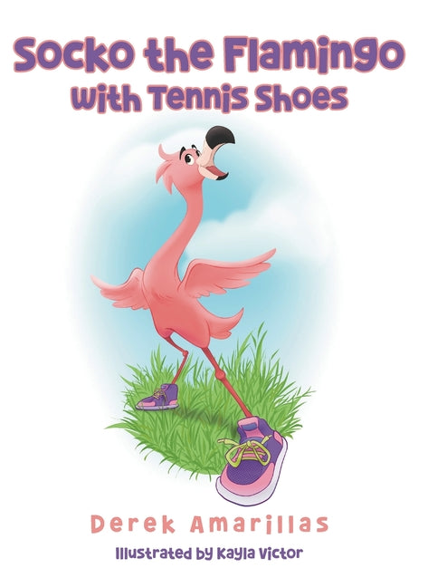 Book cover for Socko the Flamingo with Tennis Shoes