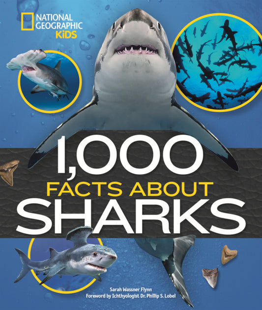 Book cover for 1,000 Facts about Sharks