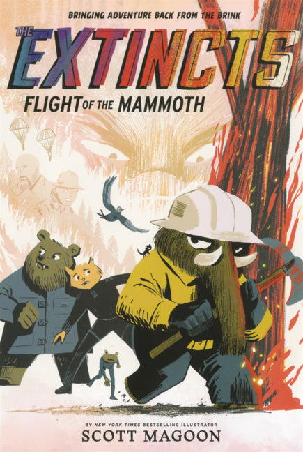 Book cover for Extincts: Flight of the Mammoth (the Extincts #2): A Graphic Novel
