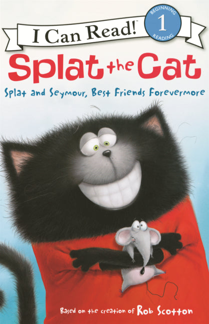Book cover for Splat the Cat: Splat and Seymour, Best Friends Forevermore