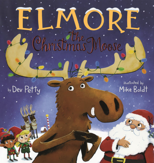 Book cover for Elmore the Christmas Moose