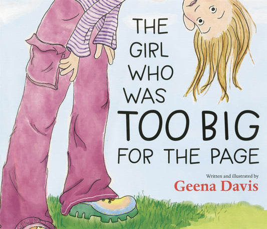 Book cover for Girl Who Was Too Big for the Page