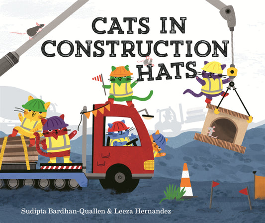 Book cover for Cats in Construction Hats