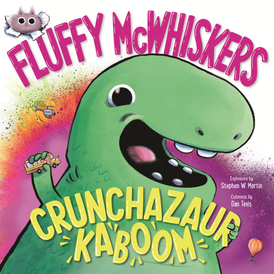 Book cover for Fluffy McWhiskers: Crunchazaur Kaboom