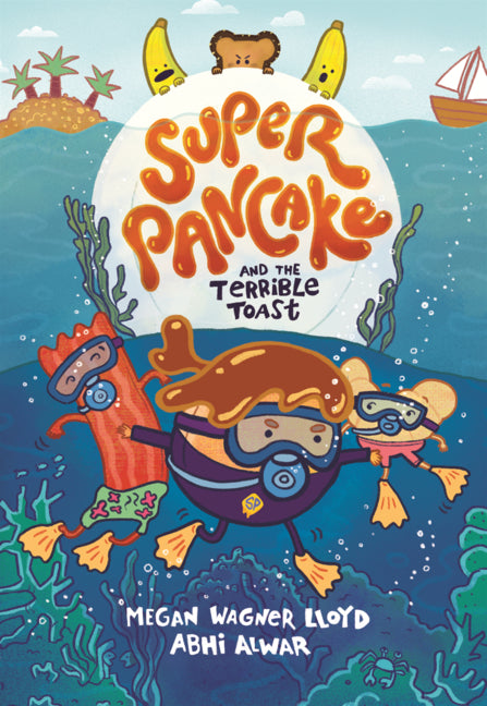Book cover for Super Pancake and the Terrible Toast: (A Graphic Novel)