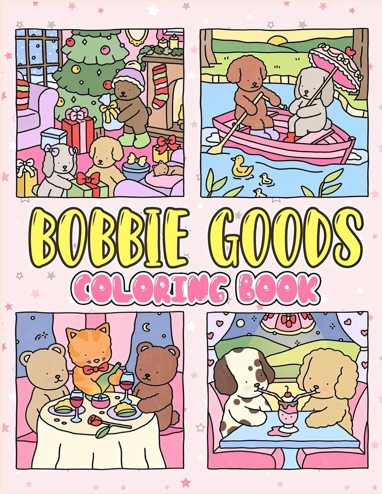Book cover for Bobbie Goods Coloring Book: [New Edition] With 50+ Unique and Beautiful Coloring Pages For Children of All Ages, Adults, and All Fans