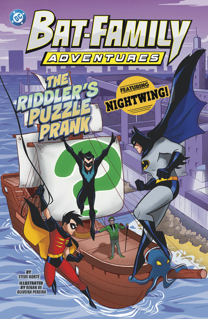 Book cover for Riddler's Puzzle Prank: Featuring Nightwing!