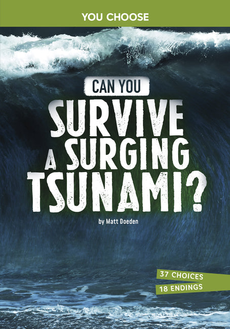 Book cover for Can You Survive a Surging Tsunami?: An Interactive Survival Adventure