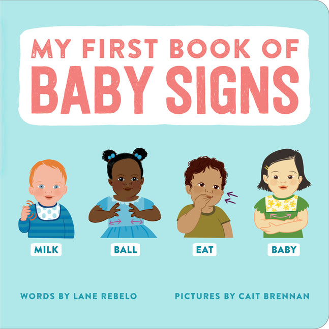 Book cover for My First Book of Baby Signs