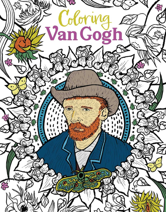Book cover for Coloring Van Gogh