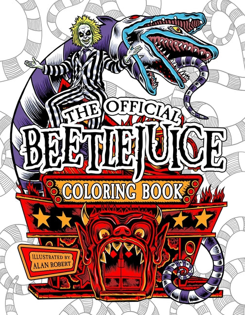 Book cover for Beetlejuice: The Official Coloring Book