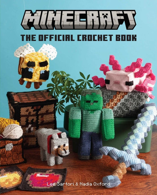 Book cover for Minecraft: The Official Crochet Book