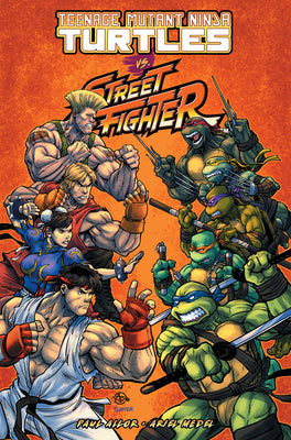 Book cover for Teenage Mutant Ninja Turtles vs. Street Fighter