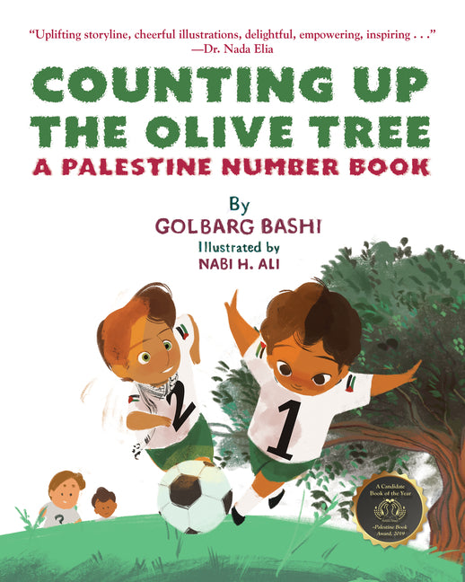 Book cover for Counting Up the Olive Tree: A Palestine Number Book