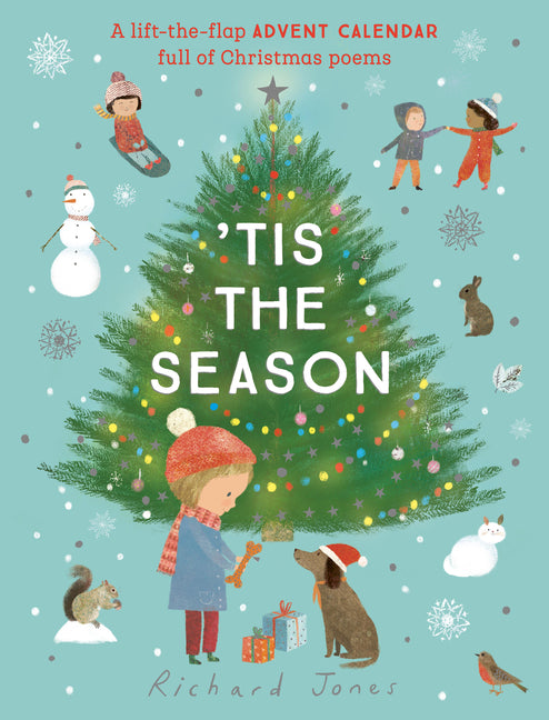 Book cover for Tis the Season: A Lift-The-Flap Advent Calendar Full of Christmas Poems