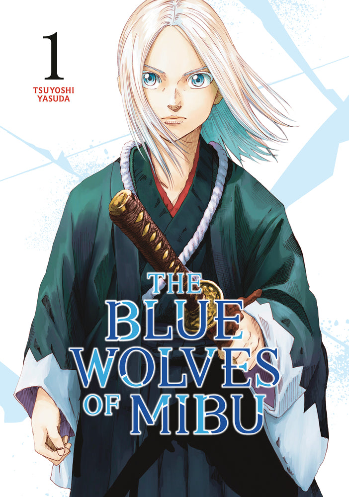 Book cover for The Blue Wolves of Mibu 1