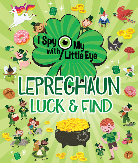 Book cover for Leprechaun Luck & Find (I Spy with My Little Eye)