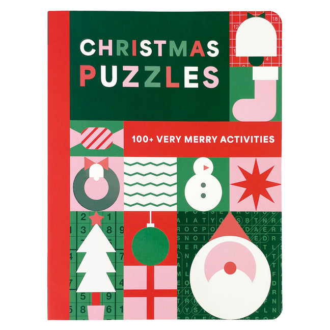 Book cover for Christmas Mixed Puzzles (Modern)