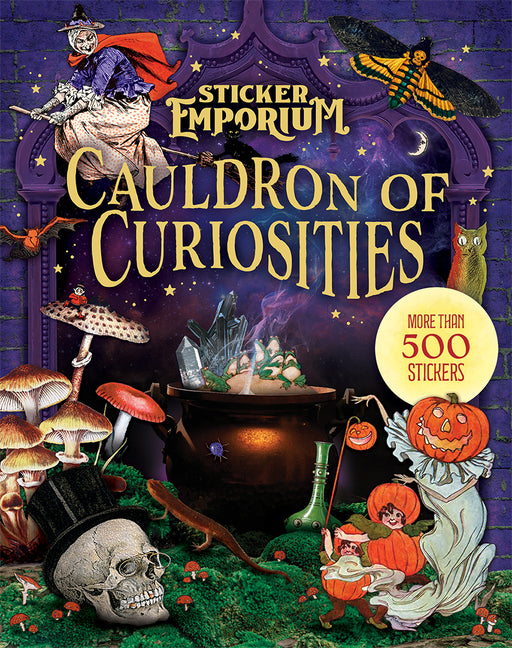 Book cover for Sticker Emporium Cauldron of Curiosities