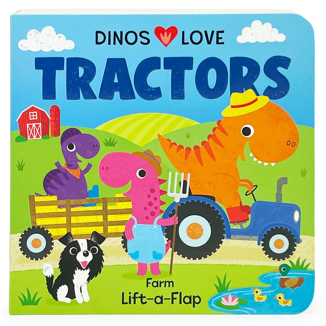 Book cover for Dinos Love Tractors