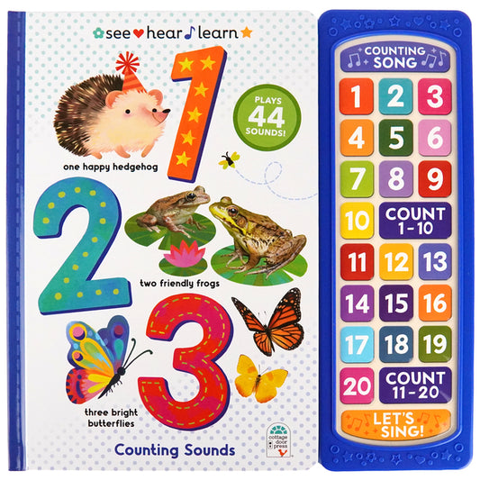 Book cover for 123 (See Hear Learn)