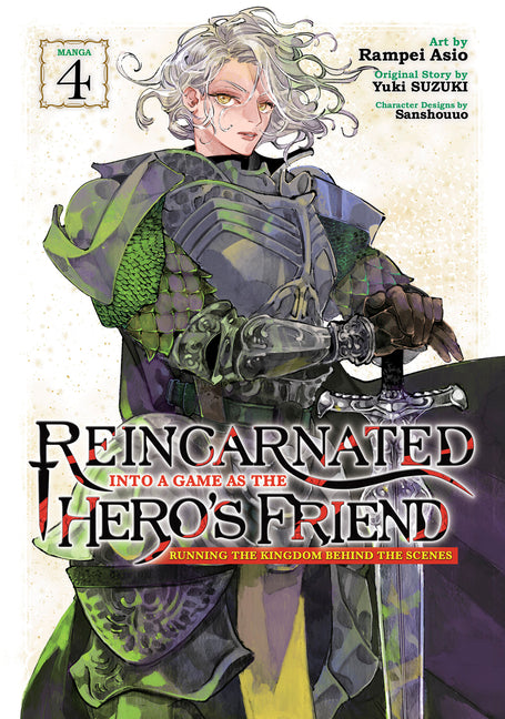 Book cover for Reincarnated Into a Game as the Hero's Friend: Running the Kingdom Behind the Scenes (Manga) Vol. 4
