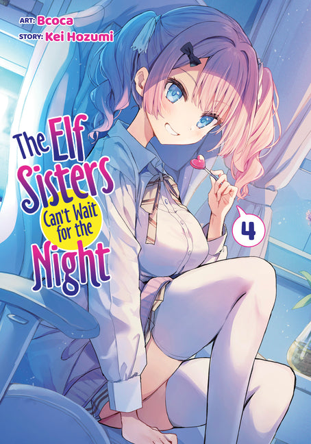 Book cover for Elf Sisters Can't Wait for the Night Vol. 4