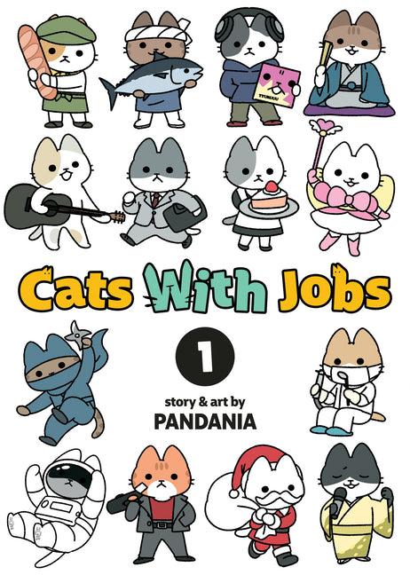 Book cover for Cats with Jobs Vol. 1