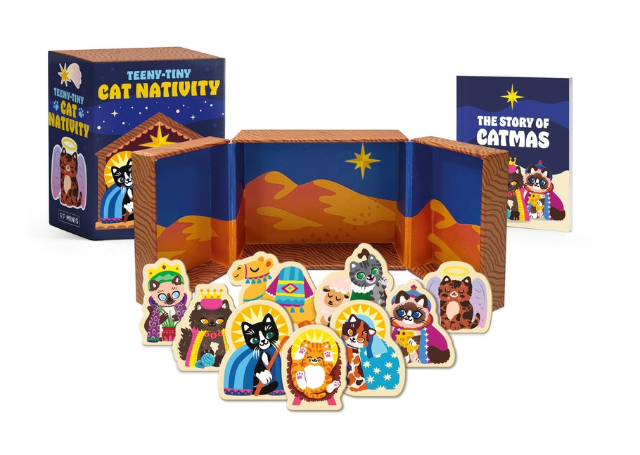 Book cover for Teeny-Tiny Cat Nativity
