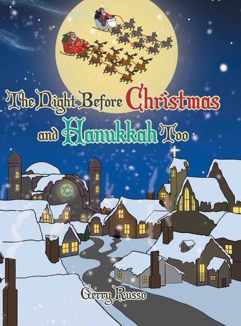 Book cover for Night before Christmas and Hanukkah Too