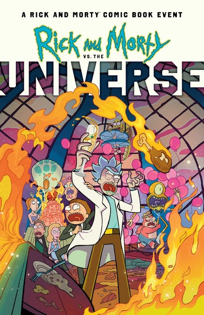 Book cover for Rick and Morty vs. the Universe
