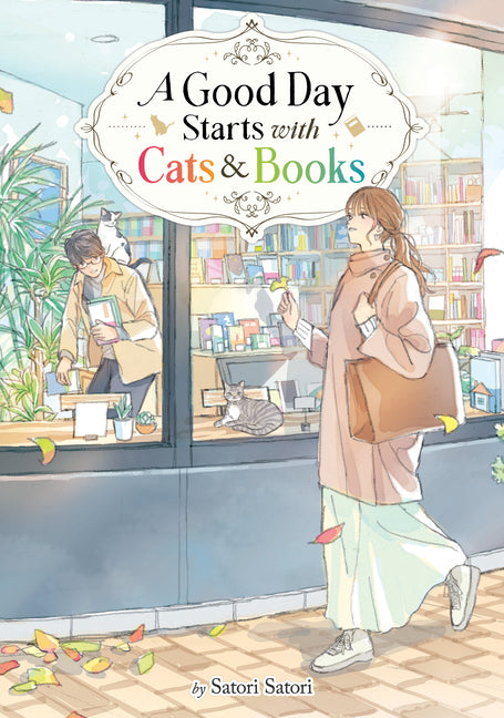 Book cover for Good Day Starts with Cats and Books (Light Novel)
