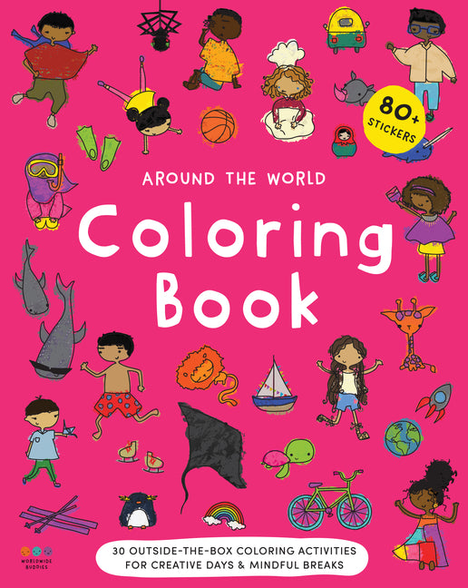 Book cover for Around the World Coloring Book