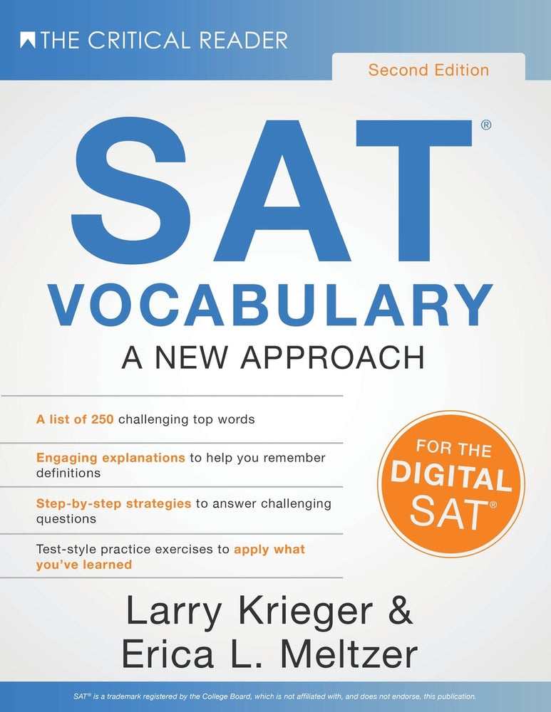 Book cover for SAT(R) Vocabulary: A New Approach