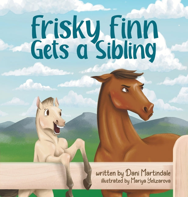 Book cover for Frisky Finn Gets a Sibling