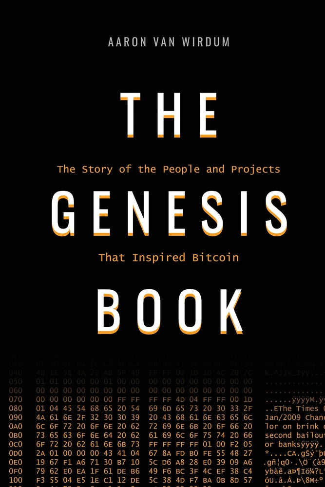 Book cover for The Genesis Book: The Story of the People and Projects That Inspired Bitcoin