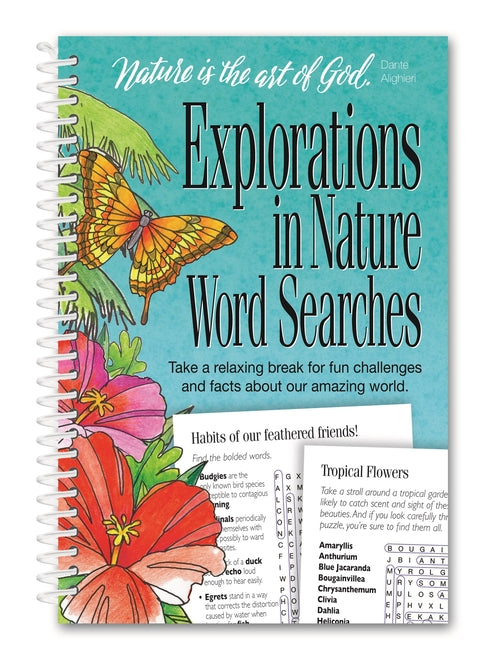 Book cover for Explorations in Nature Word Search