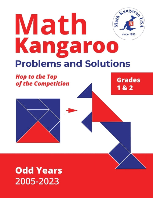 Book cover for Math Kangaroo Problems and Solutions - Grades 1 & 2 - Odd Years