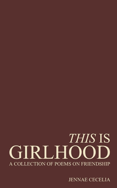 Book cover for This Is Girlhood