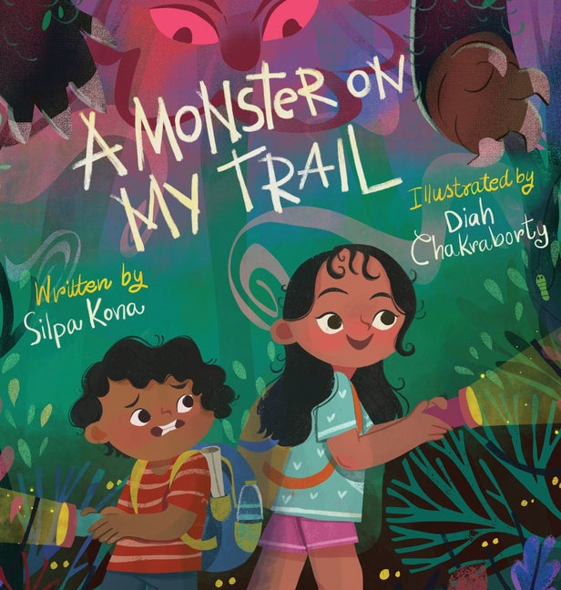 Book cover for Monster on My Trail: A Laugh-Out-Loud Nature Adventure about Becoming Fearless