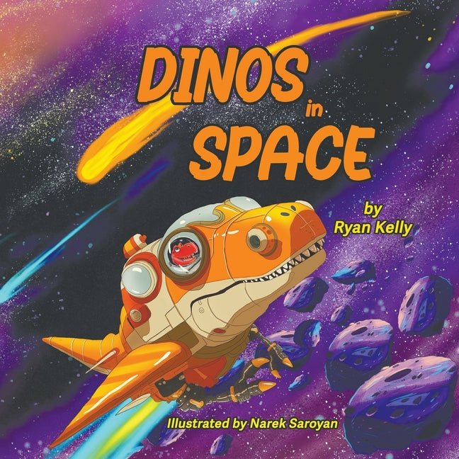 Book cover for Dinos in Space