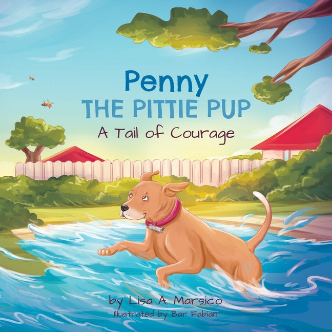 Book cover for Penny the Pittie Pup: A Tail of Courage