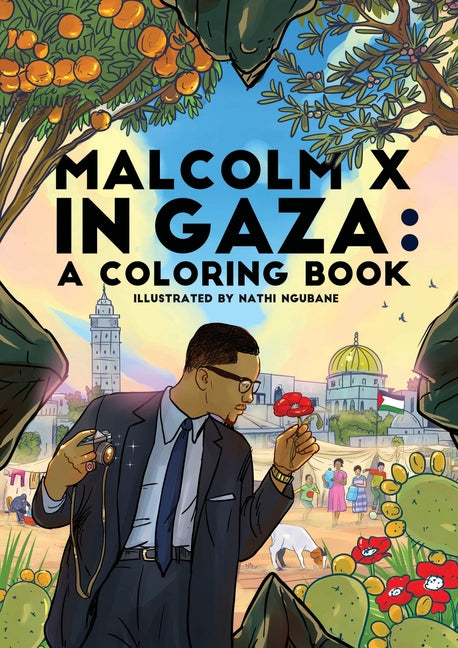 Book cover for Malcolm X in Gaza