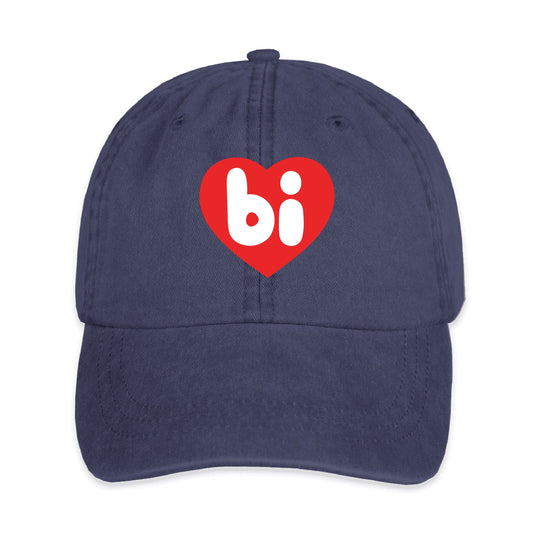 Bi Heart Hat